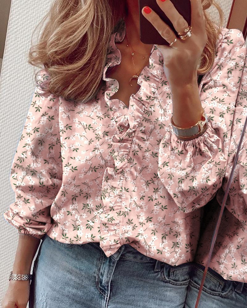 Long sleeved Ruffled Shirt - Novalito