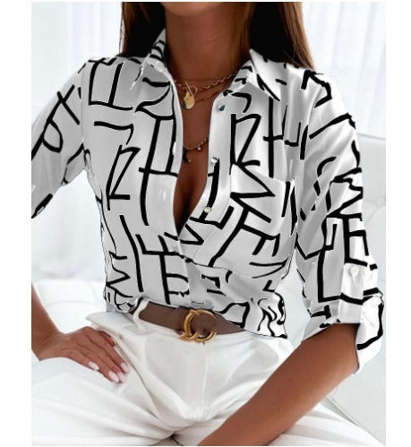 Long Sleeved Printed Shirt - Novalito