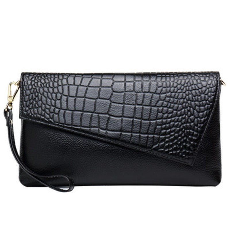 Litchi grain fashion shoulder bag - Novalito