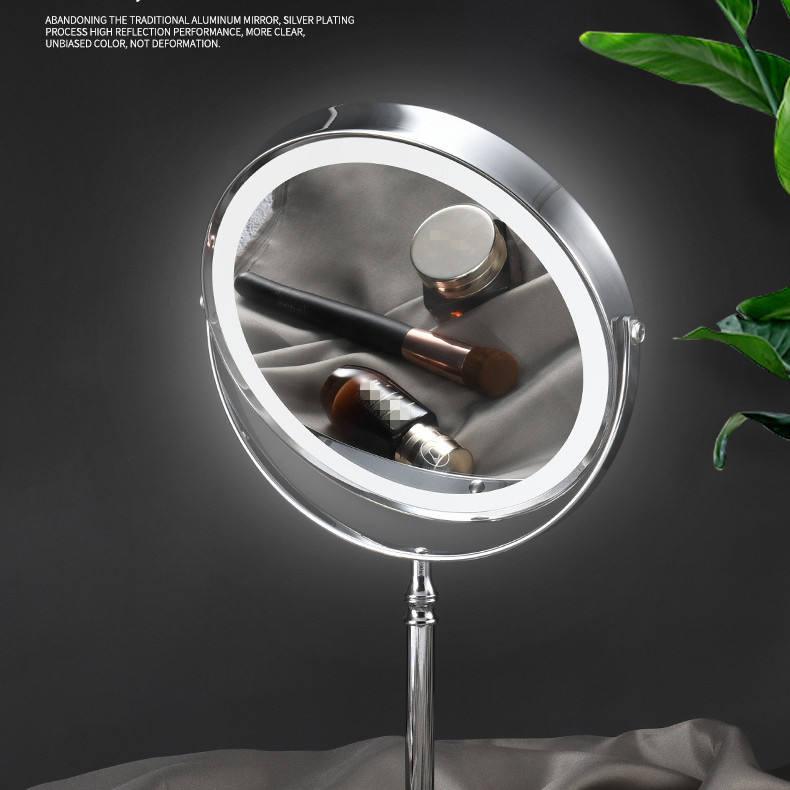 Magnifying Dual sided Mirror with Light - Novalito