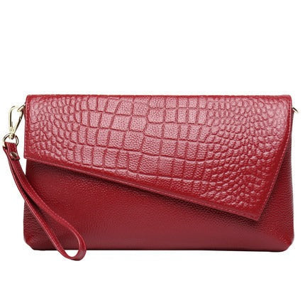 Litchi grain fashion shoulder bag - Novalito