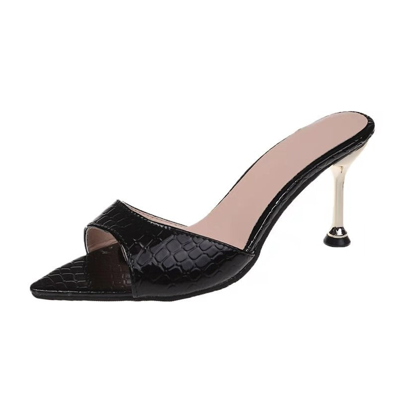 Pointed open toe stiletto heels - Novalito