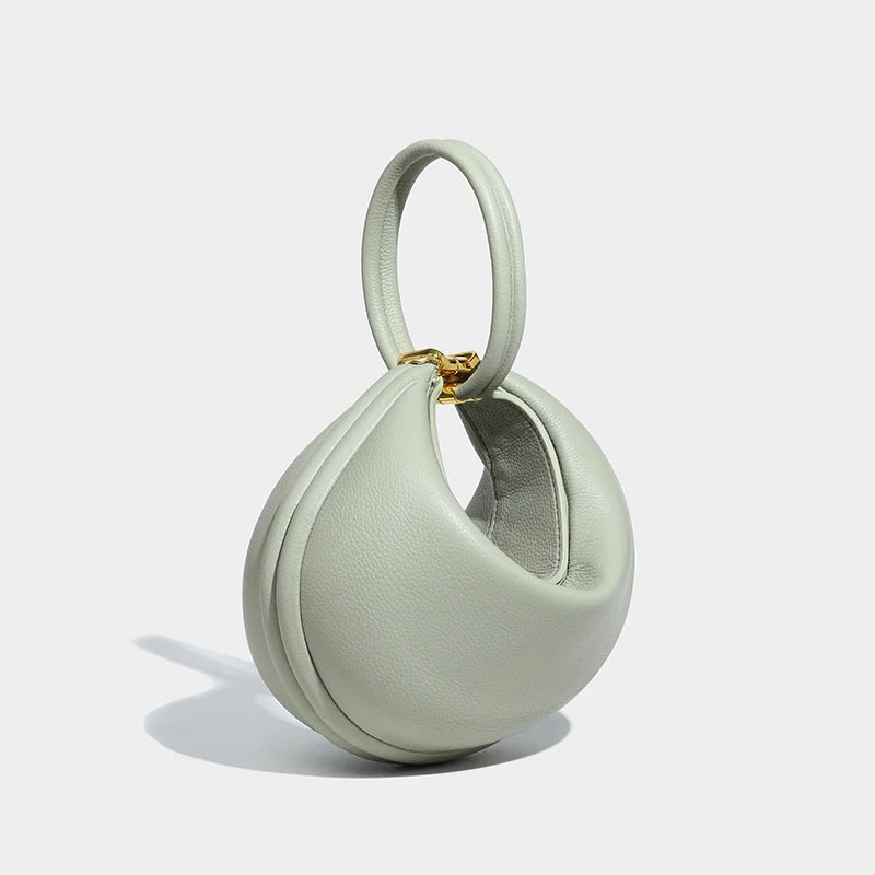 Unique Half Moon Shoulder Handbag - Novalito