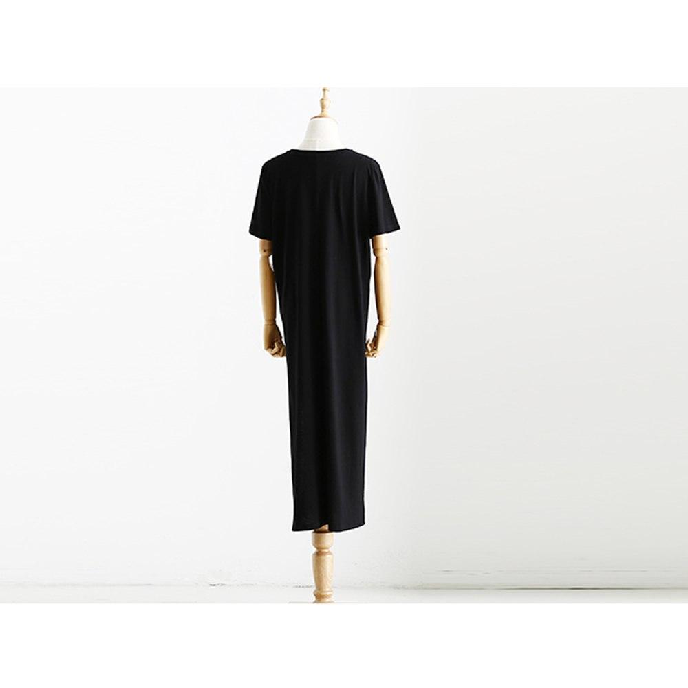 Maxi Boho T Shirt Dress - Novalito