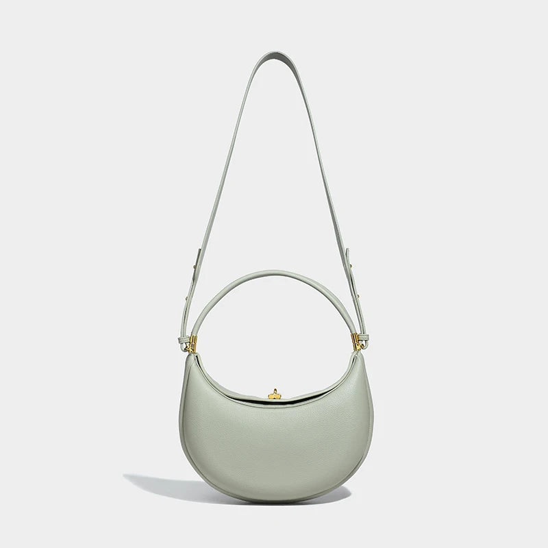 Unique Half Moon Shoulder Handbag - Novalito