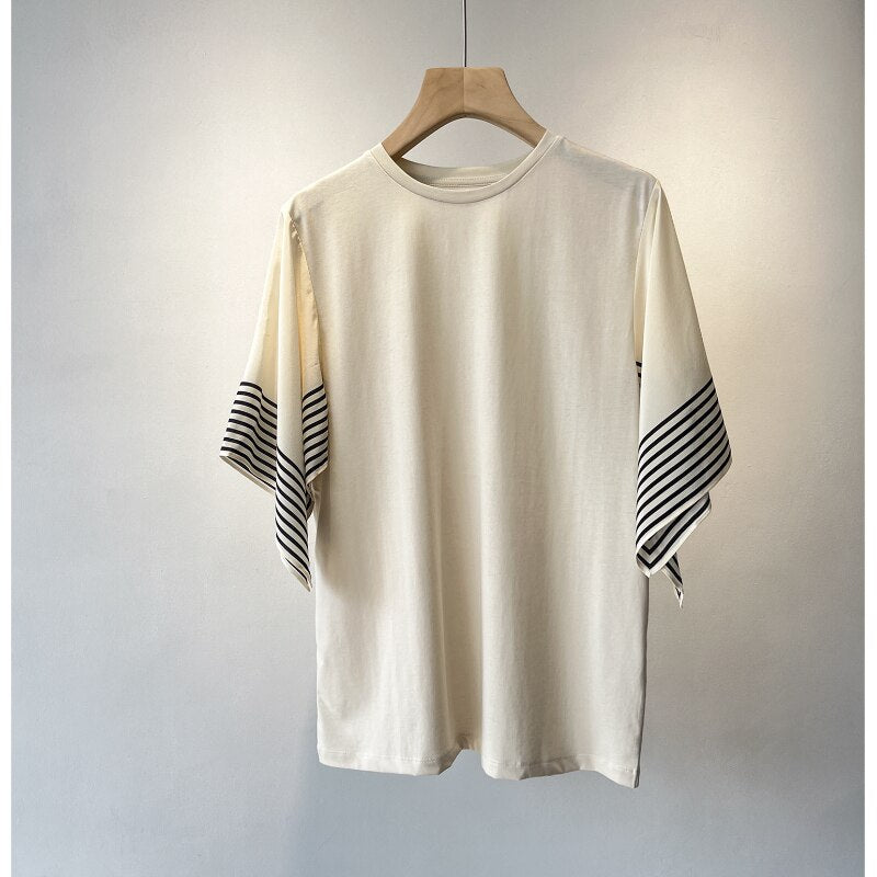 Vintage Silk Crew-neck T-shirt - Novalito