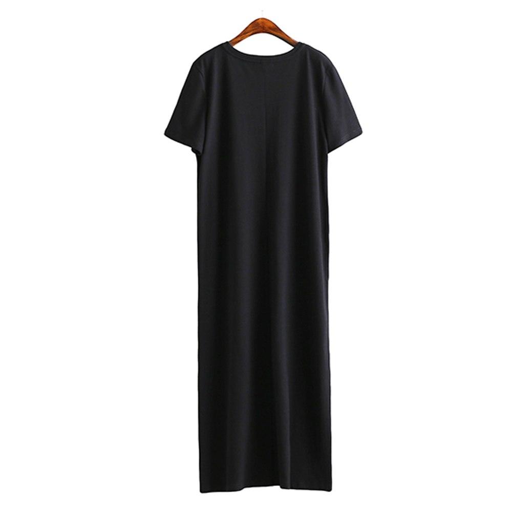 Maxi Boho T Shirt Dress - Novalito