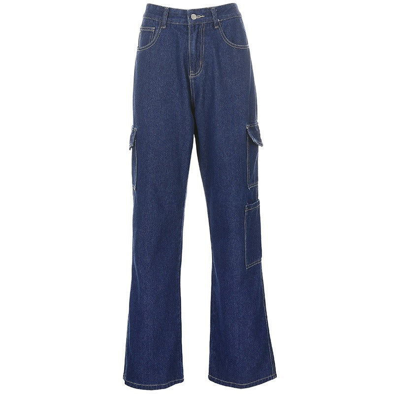 Women's High Waist Wide Leg Jeans - Novalito