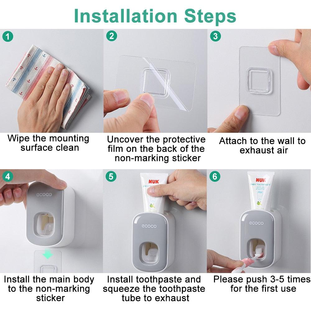 Automatic Toothpaste Dispenser - Novalito