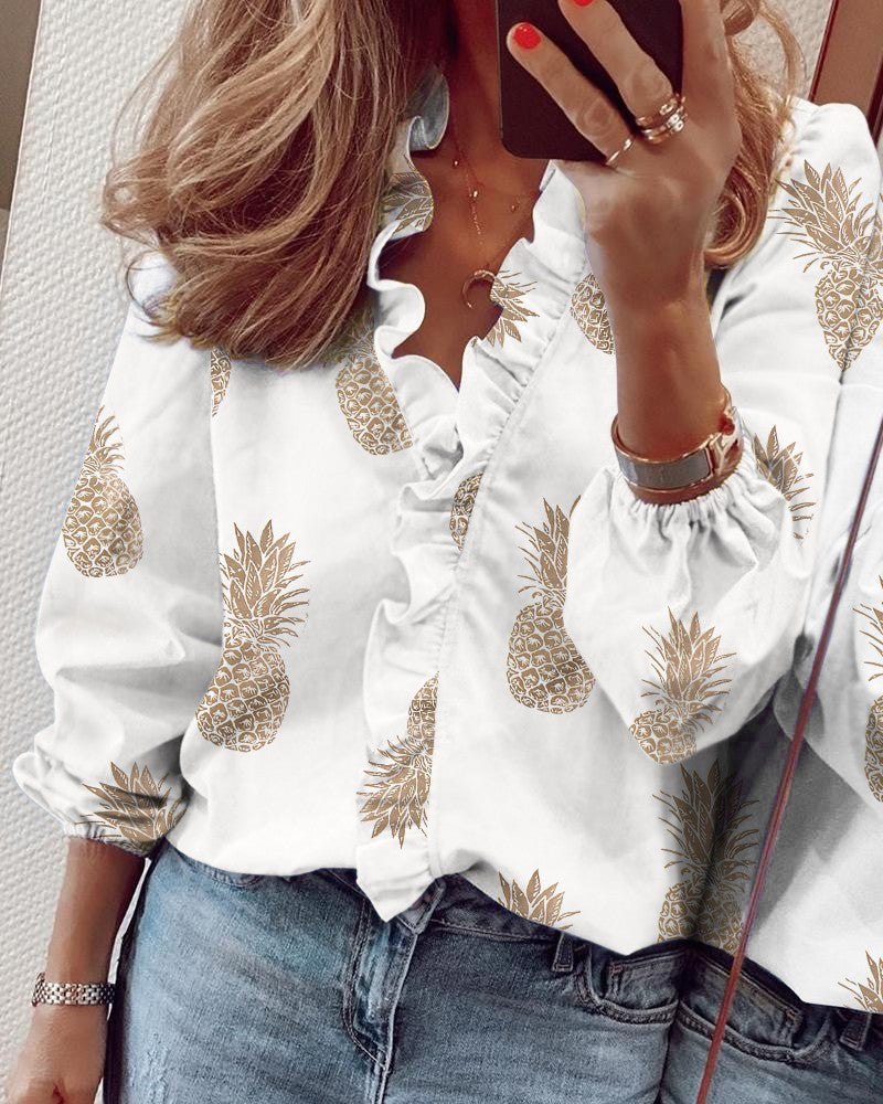 Long sleeved Ruffled Shirt - Novalito